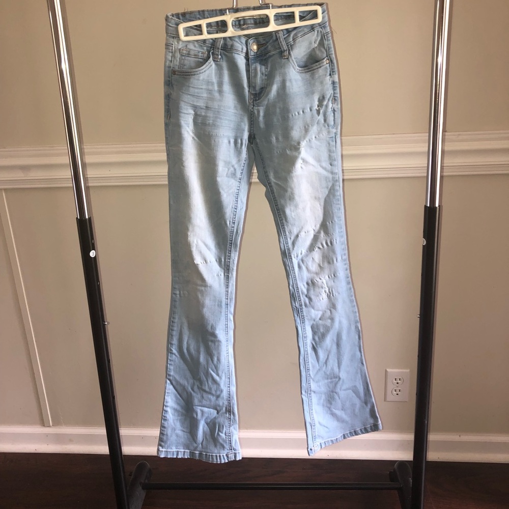 Flared Denim Jeans